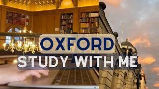 Thumbnail: 4-HOUR STUDY WITH ME in Oxford’s Prettiest Library | 60/10 Pomodoro | Library Sounds
