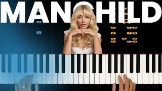 Thumbnail: How to Play "Manchild" by Sabrina Carpenter | HDpiano (Part 1) Piano Tutorial