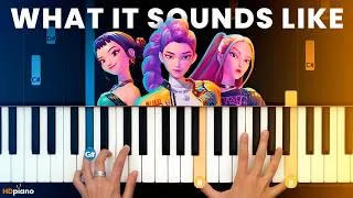 Thumbnail: How to Play 'What It Sounds Like' on Piano (Piano Tutorial for KPop Demon Hunters)