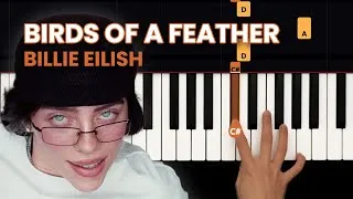 Thumbnail: How to Play "Birds of a Feather" by Billie Eilish | HDpiano (Part 1) Piano Tutorial