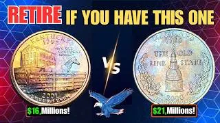 Thumbnail: Most Expensive Rare State Quarters Found In Circulation - Do You Have One?