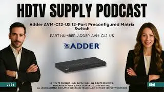 Thumbnail: Adder AVM-C12-US 12-Port Preconfigured Matrix Switch