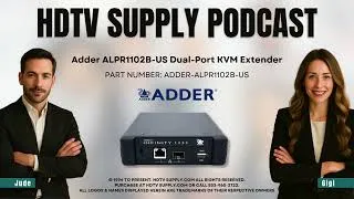 Thumbnail: Adder ALPR1102B-US Portable KVM Extender with R110 Transmitter - 1000 Single Head Receiver and Mains