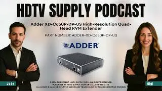 Thumbnail: Adder XD-C650P-DP-US Quad-Head 4K DisplayPort KVM Extender Pair