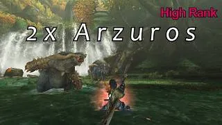 Thumbnail: [MHP3rd] 2x High Rank Arzuros (HR4)