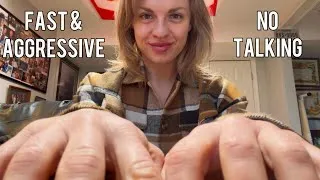 Thumbnail: FAST & AGGRESSIVE LOFI ASMR NO TALKING