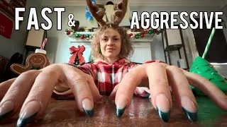 Thumbnail: LOUD FAST & AGGRESSIVE LOFI ASMR | TAPPING, SCTATCHING, CAMERA+ 🎄🎅🏼