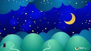 Thumbnail: Lullaby For Babies. Moon and Sleepy Stars - Wind down and Relax - Calming Bedtime Video