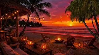 Thumbnail: 🌅 Dreamy Tropical Beach Ambience | Golden Sunset & Gentle Waves | BEST SOUNDS for Calm Mind &  Sleep