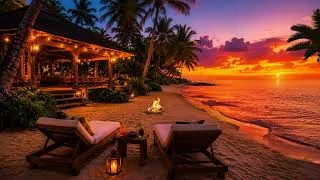 Thumbnail: 4K | Tropical Sunset Beach Relaxation | Calm Waves, Peaceful Ambience & Nature Sounds for DEEP Sleep