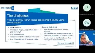 Thumbnail: Step into the NHS day for KS3 - spotlight session two (solve the NHS challenge)