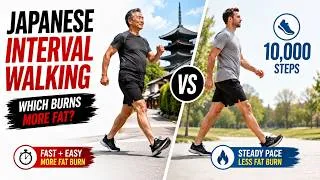 Thumbnail: Japanese Interval Walking vs 10,000 Steps: Which Burns More Fat?