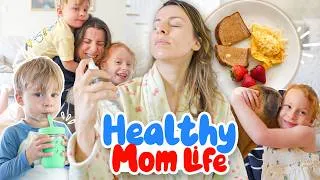 Thumbnail: Building Healthy Habits as a Busy Mom (Smoothies, Snacks & Balance)