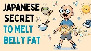 Thumbnail: 5 Japanese Habits That Melt Belly Fat | Health Science Explained