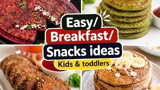 Thumbnail: instant Healthy Breakfast, Snacks, Lunch & Dinner Ideas for Kids & Toddlers | Easy Tiffin Recipes