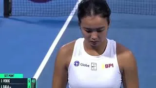 Thumbnail: ALEX EALA STUNS DONNA VEKIĆ! Incredible Comeback Victory in Auckland 🔥🎾