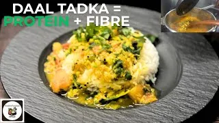 Thumbnail: Red Lentil Dal with Tadka 🌿 | Calories, Protein, Fibre & Nutrition Explained