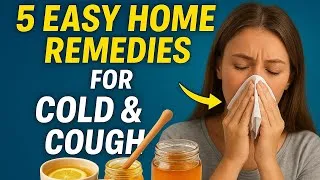 Thumbnail: 👉 “5 Home Remedies Doctors Don’t Want You to Know for Cold & Cough 🤧 | Natural & Fast Relief”