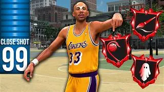 Thumbnail: 99 Close Shot Kareem Abdul-Jabbar Build Destroys Park Players on NBA 2K27!