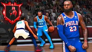 Thumbnail: Philadelphia 76ers LeBron James Build Is ACTUALLY UNREAL in the Rec on NBA 2K26!