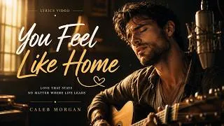Thumbnail: You Feel Like Home 🤍 | Caleb Morgan | Emotional Acoustic Pop Love Song (Lyrics Video)