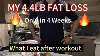 Thumbnail: How I Lost 2KG in 4 Weeks 🔥 My Post-Workout Nutrition!