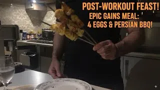 Thumbnail: Short & Punchy: "Persian Kebab & Eggs: My Go-To Post-Workout Protein Bomb!