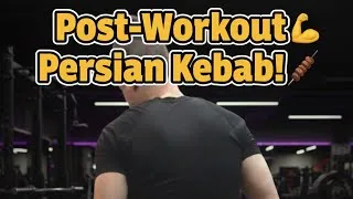 Thumbnail: Post-Dumbbell: 4 Eggs & Persian Marinated Kebab! 🥚🍢
