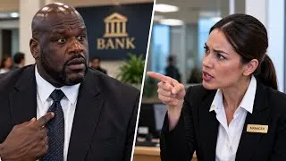 Thumbnail: Bank Manager Makes Shaquille O'Neal Wait 2 Hours —Her Face Changes When Board Members Walk In