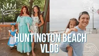 Thumbnail: HUNTINGTON BEACH VLOG | medieval times, princess brunch, dino quest