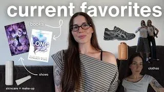 Thumbnail: my favorites from 2026 so far: books, make-up, clothes, shows, accessories, etc.