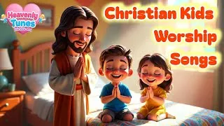 Thumbnail: Because He Lives ❤️ Jesus Lives in Me | Kids Christian Songs | Bible Worship Songs for Little Ones
