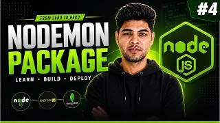 Thumbnail: Understanding & Installing Nodemon Package in nodejs