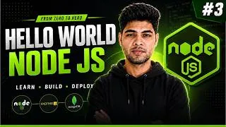 Thumbnail: Create First Program in NodeJs & Understanding package.json File