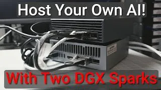 Thumbnail: Connect Two NVIDIA DGX Sparks Together to Run Large Models