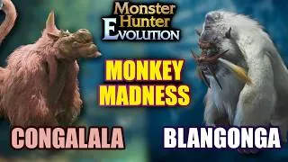 Thumbnail: The Evolutions of Congalala & Blangonga in Monster Hunter - Heavy Wings