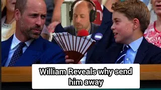 Thumbnail: Prince William reveals Prince George, 12, is already boarding at £10,669-a-term Lambrook ahead