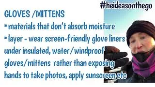 Thumbnail: Winter Skin Gear for the Outdoors: Part 2 #heideasonthego by Dr. Heidi Waldorf
