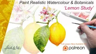 Thumbnail: LEMON STUDY In Watercolour - LESSON Introduction