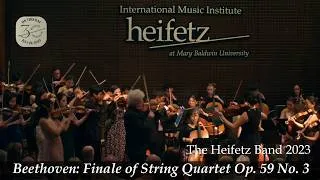 Thumbnail: Heifetz #OnThisDay - 07.29.2023 | The Heifetz Band: Finale of Beethoven SQ Op. 59 No. 3