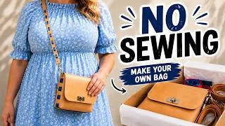 Thumbnail: DIY Leather Bag Kit – No Sewing | Make Your Own Genuine Leather Crossbody Bag