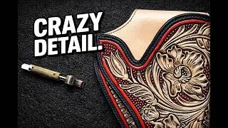 Thumbnail: Crafting a Masterpiece: Full Floral Carved Colt SAA Holster (ASMR)