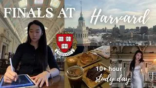 Thumbnail: HARVARD FINALS VLOG📚10+ hrs study day, MOST productive day in my life (realistic finals prep & tips)