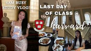Thumbnail: harvard last day of class vlog 📚 5AM mornings, study motivation, sophomore year ✅