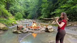 Thumbnail: Solo Girl Camping | Sleeping by the River with NO Tent & NO Shelter
