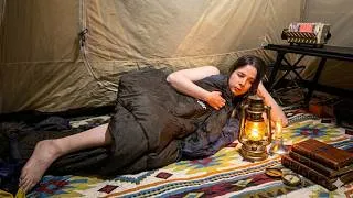 Thumbnail: Solo Camping in Heavy Rain 🌧 The Most Beautiful Place I've Ever Camped