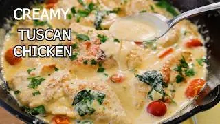Thumbnail: Creamy Tuscan Chicken | Easy One-Pan 10 Min Chicken Dinner