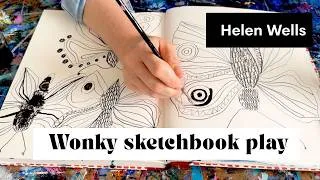 Thumbnail: Drawing without a plan in my sketchbook