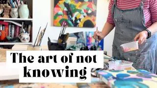 Thumbnail: Thoughts on painting and uncertainty. Finding your path through the woods