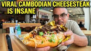 Thumbnail: VIRAL Cambodian Cheesesteak in Philadelphia... Is It Worth the Hype? 🔥 ⭐